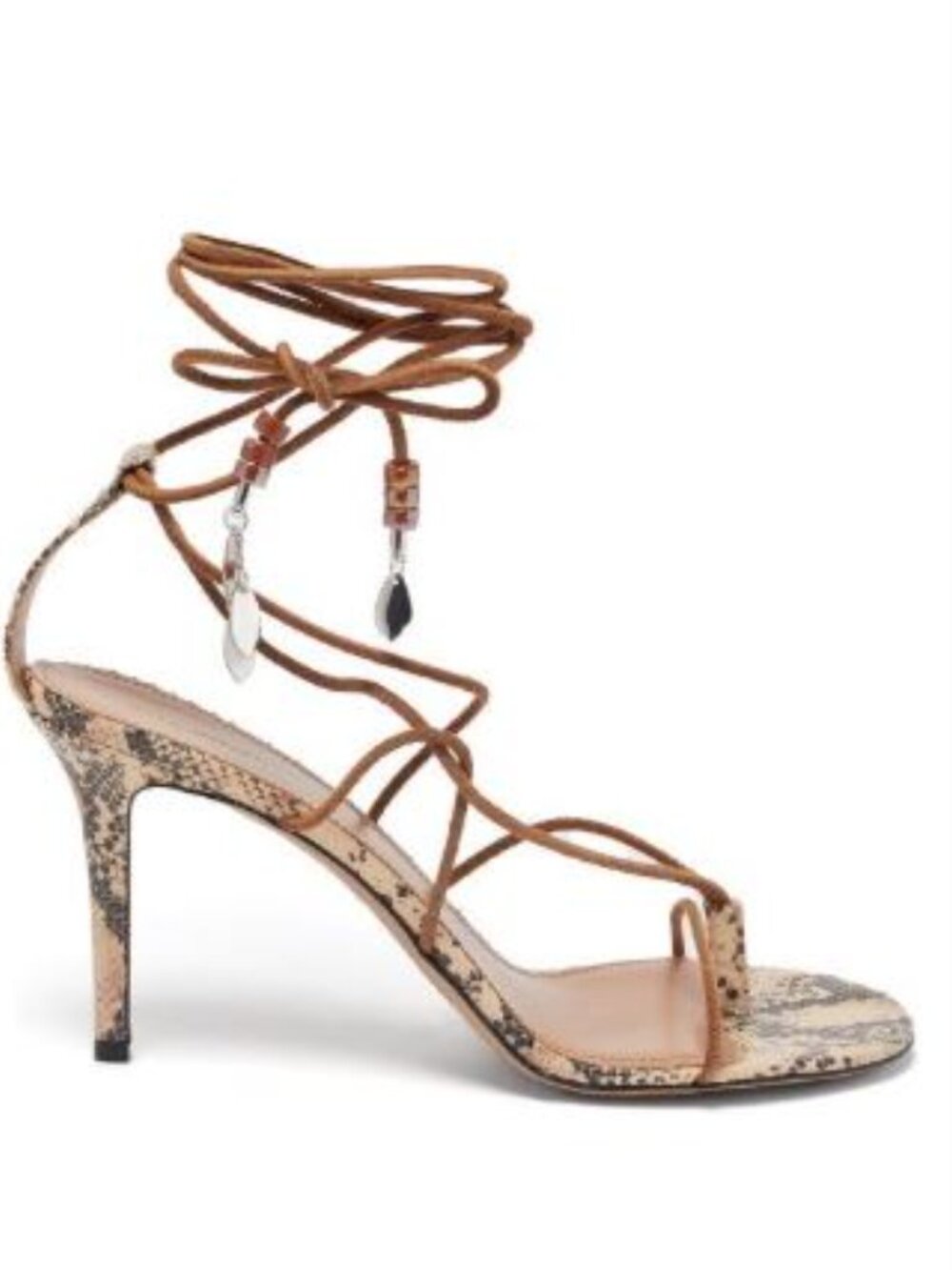 Isabel Marant Askee 85mm Ankle Wrap Sandals